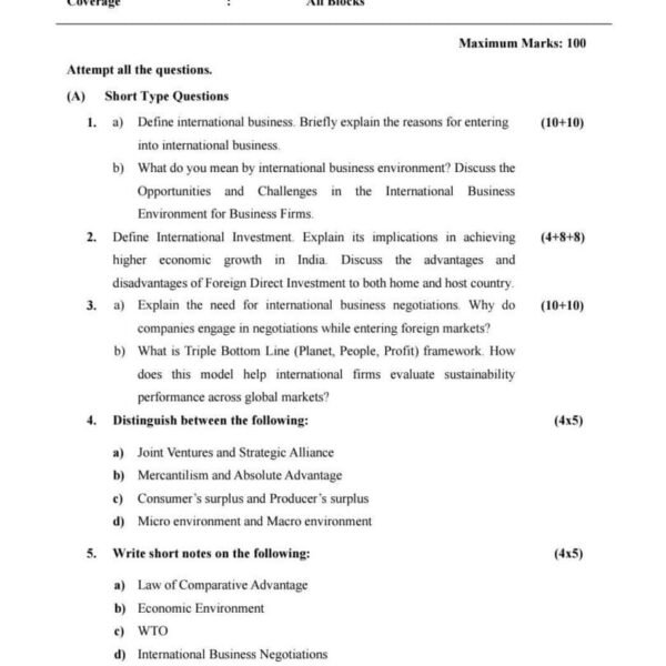 BMP 003 IGNOU Assignment