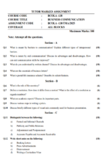 BCOLA 138 IGNOU Solved Assignments 2025 (English) PDF Download – IGNOU Galaxy - Image 2