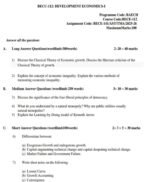 BECC 112 QUESTION PAPER