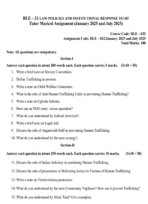 BLE 032 IGNOU Solved Assignments 2024-25 (English) PDF Download – IGNOU Galaxy - Image 2