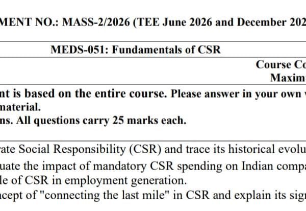 MEDS 51 QUESTION PAPER