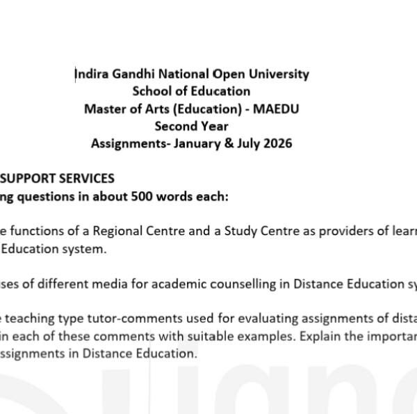 MES-113 QUESTION PAPER