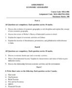 MGG 06 QUESTION PAPER