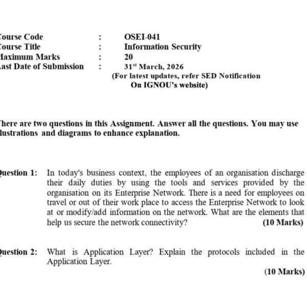 OSEI 41 QUESTION PAPER
