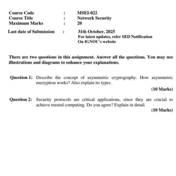 MSEI-022 IGNOU Assignment