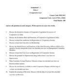BLE 012 IGNOU Assignment