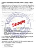 BWA 001 IGNOU Solved Assignment