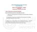 MES 012 IGNOU Assignment