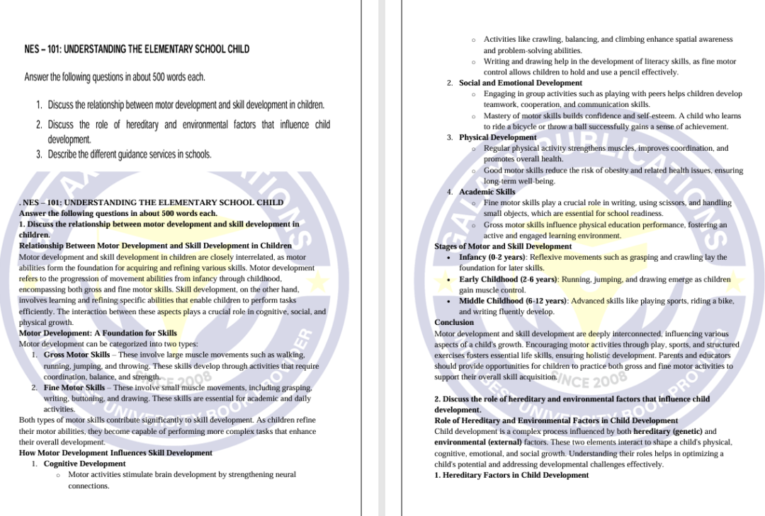 NES 101  IGNOU Solved Assignments 2025 (English) PDF Download – IGNOU Galaxy - Image 2