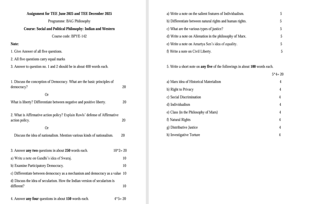 BPYE 142 IGNOU Solved Assignments 2025 (English) PDF Download – IGNOU Galaxy - Image 2