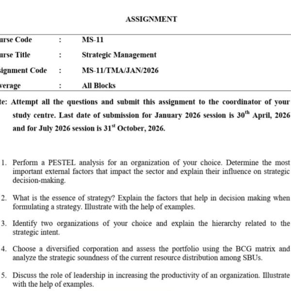 MS-11 QUESTION PAPER
