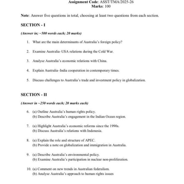 MPSE-013 IGNOU Assignment