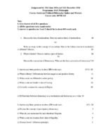 BPYE 142 IGNOU Assignment