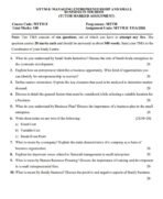MTTM 8 IGNOU Assignment