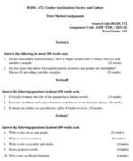 BGDG 172 QUESTION PAPER