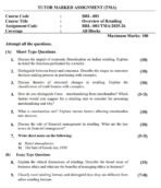 BRL 01 QUESTION PAPER