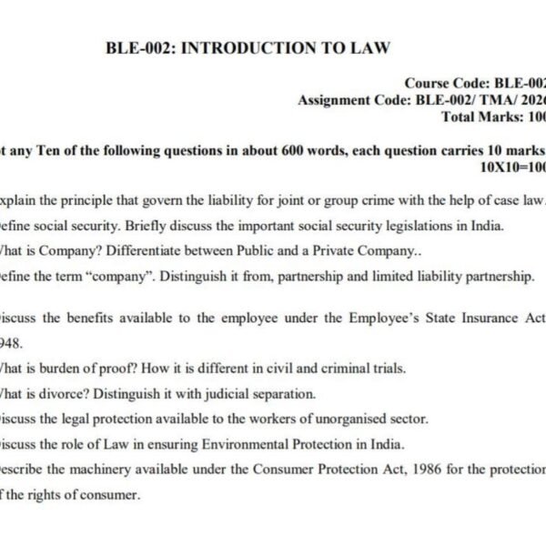 BLE 002 QUESTION PAPER