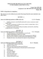 MPC 54 QUESTION PAPER