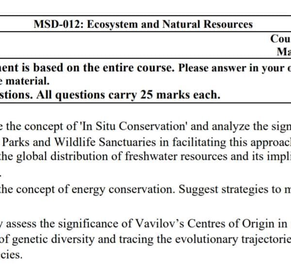MSD 12 QUESTION PAPER