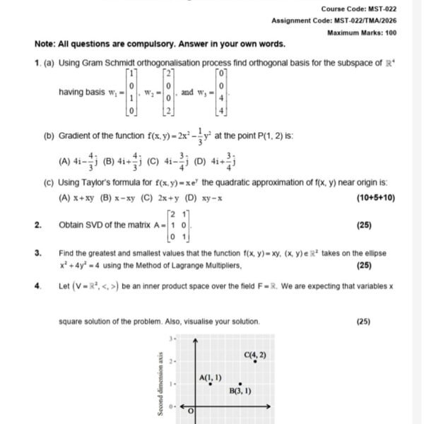 MST 22 QUESTION PAPER