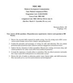 MDC 013 IGNOU ASsignment