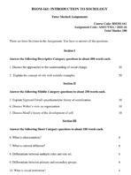 BSOM 161 QUESTION PAPER