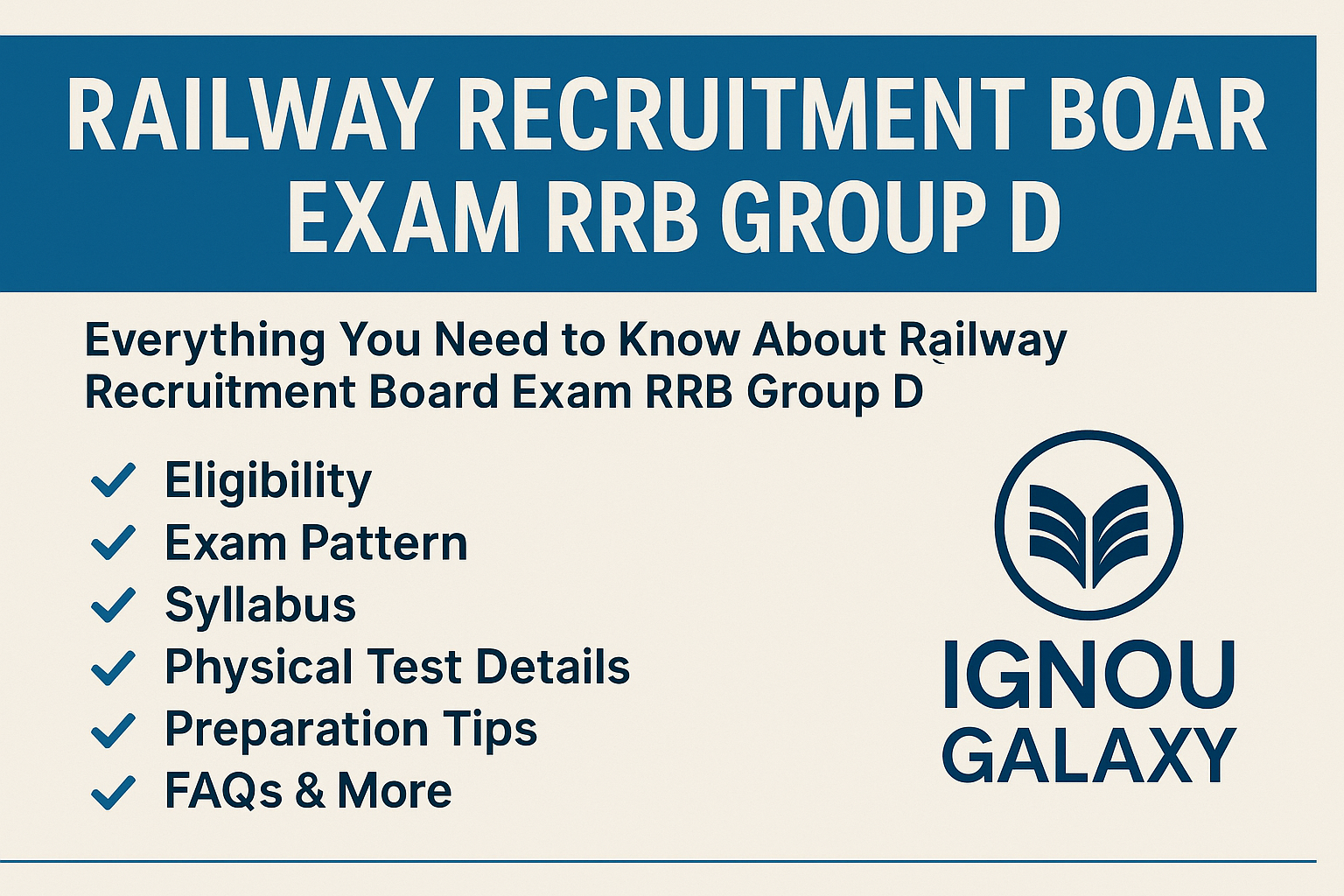 Railway Recruitment Board Exam RRB Group D