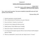 DCYP-3 QUESTION PAPER