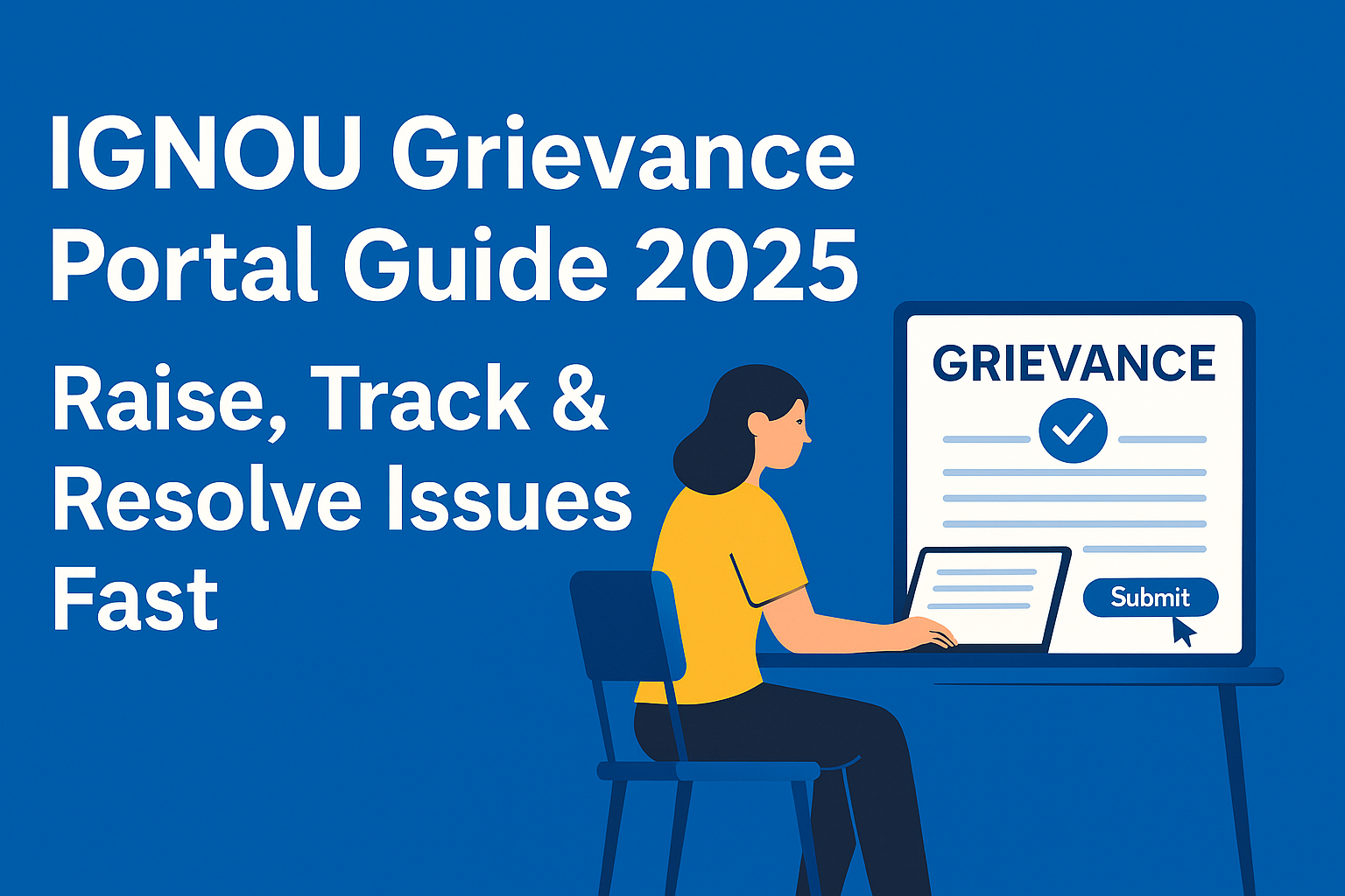 IGNOU grievance form submission online 2025