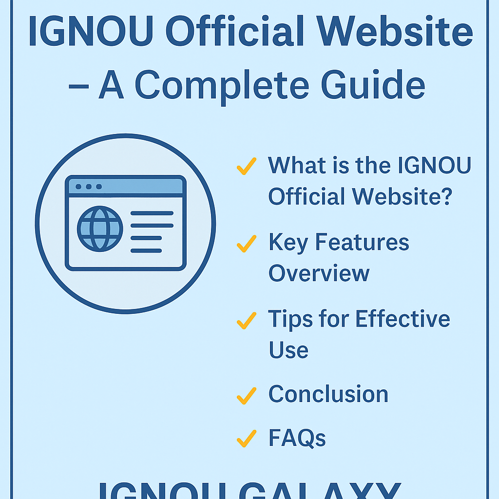 IGNOU official website