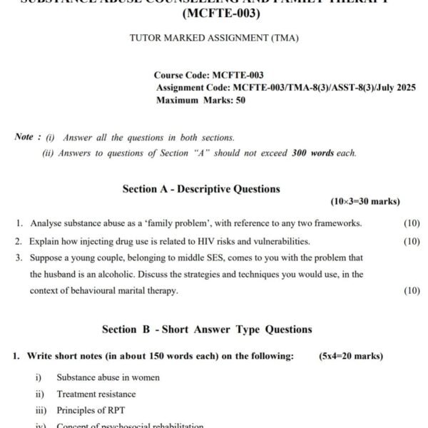 MCFTE 03 QUESTION PAPER