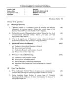 BMP 001 IGNOU Assignment