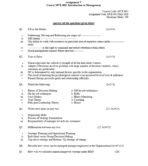 MVE 5 QUESTION PAPER