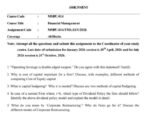 MMPC 014 IGNOU Assignment