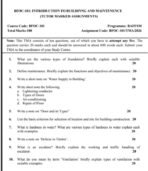 BFOC 101 QUESTION PAPER