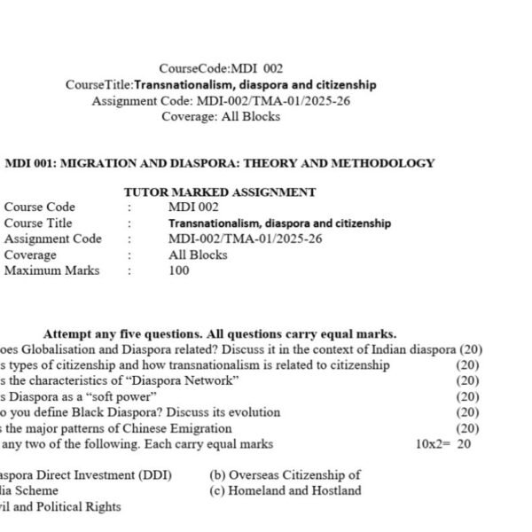 MDI 2 QUESTION PAPER