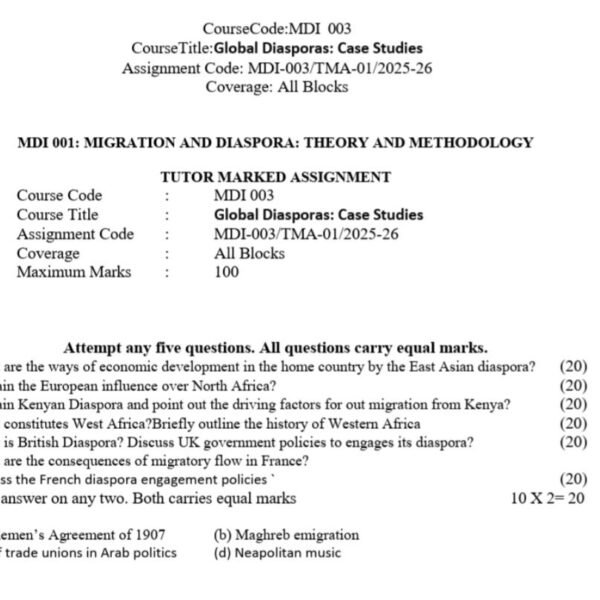 MDI-3 QUESTION PAPER