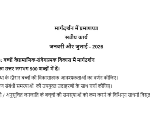 NES-104 QUESTION PAPER