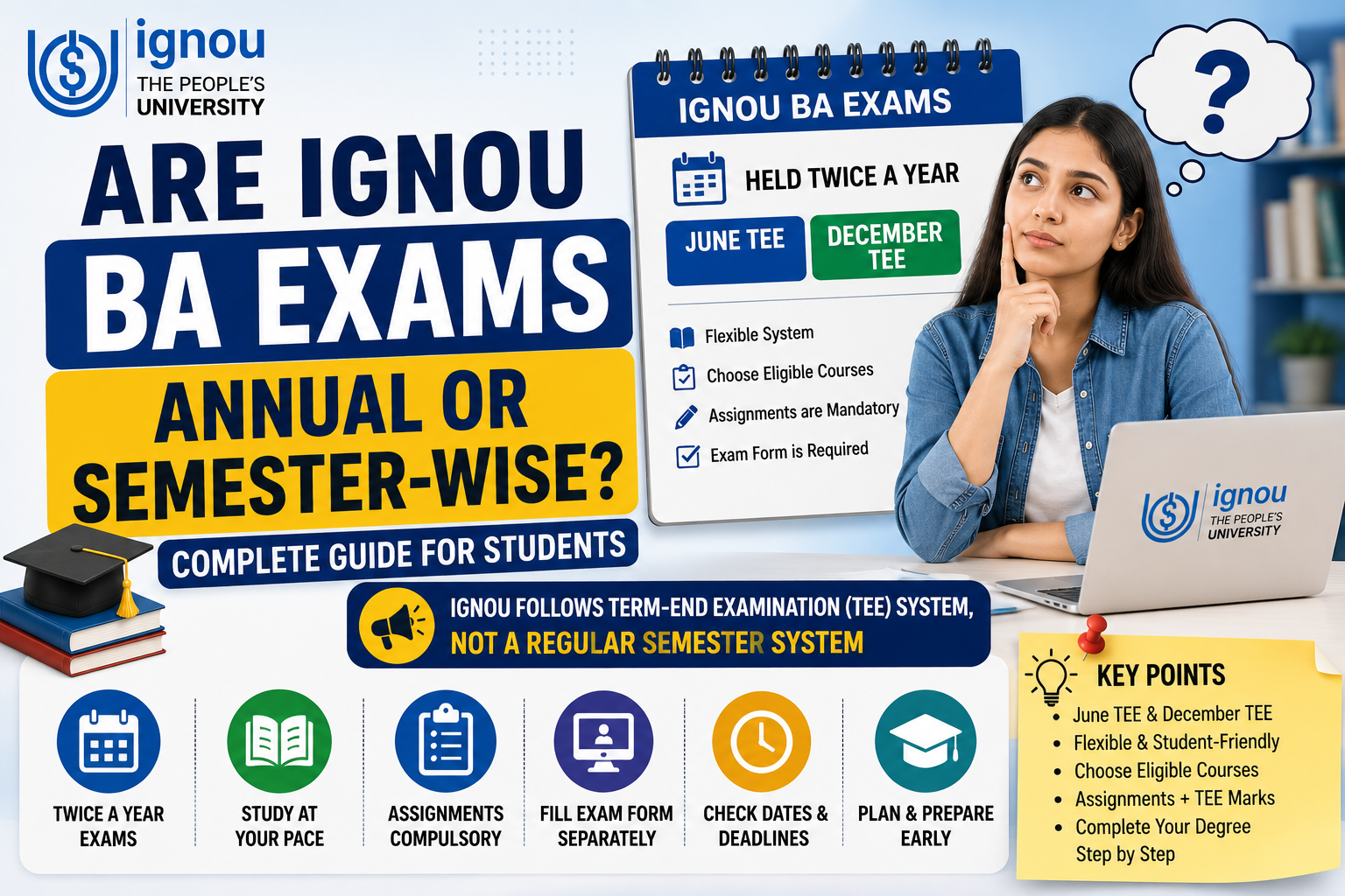 Are IGNOU BA Exams Annual or Semester Wise Complete Guide