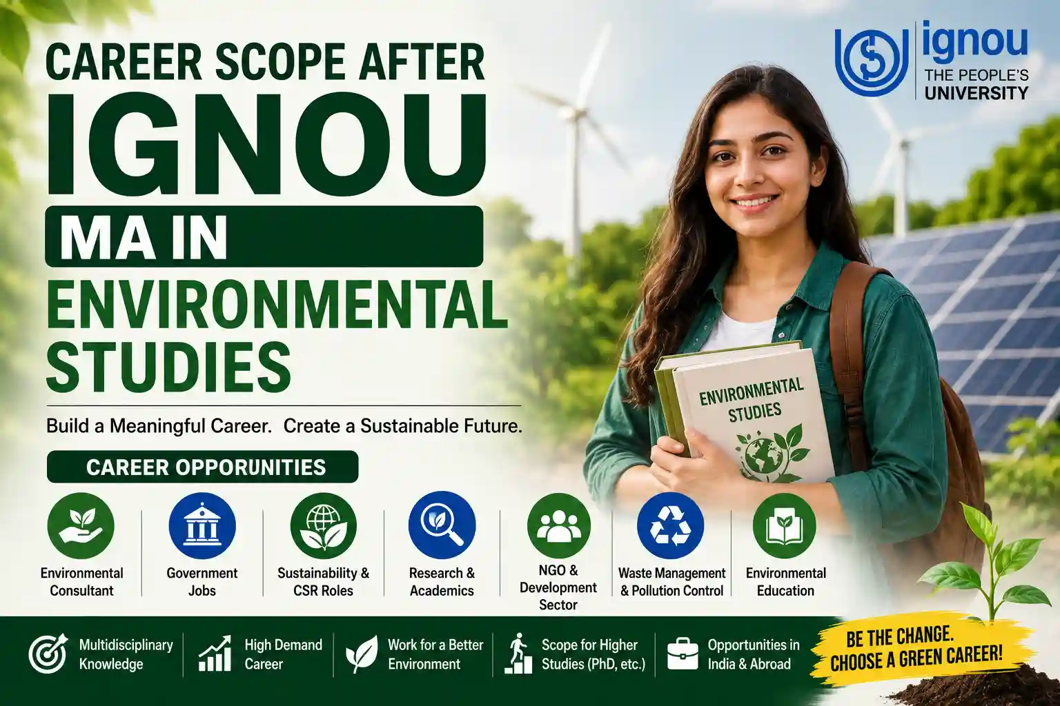 Career Scope After IGNOU MA in Environmental Studies