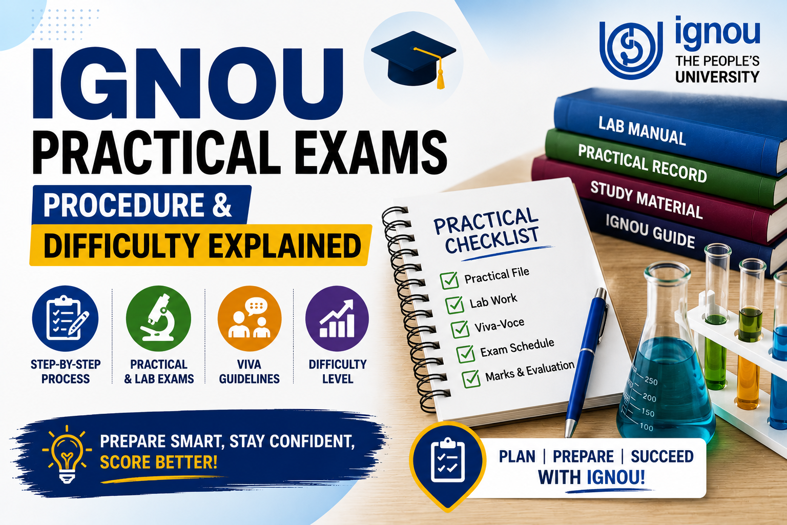 IGNOU Practical Exams procedure and difficulty explained