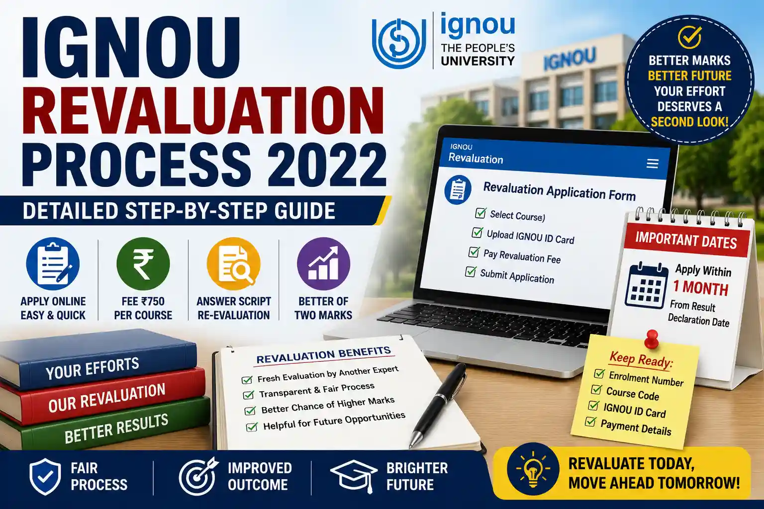 IGNOU Revaluation Process 2022 Detailed Step-by-Step Guide