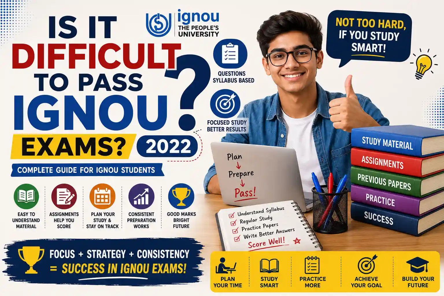 Is It Difficult to Pass IGNOU Exams 2022