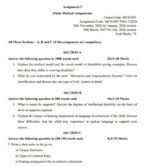 MCD 005 QUESTION PAPER