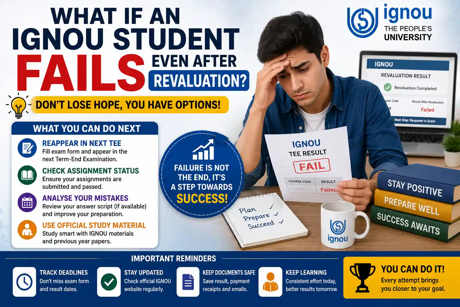 What If an IGNOU Student Fails Even After Revaluation