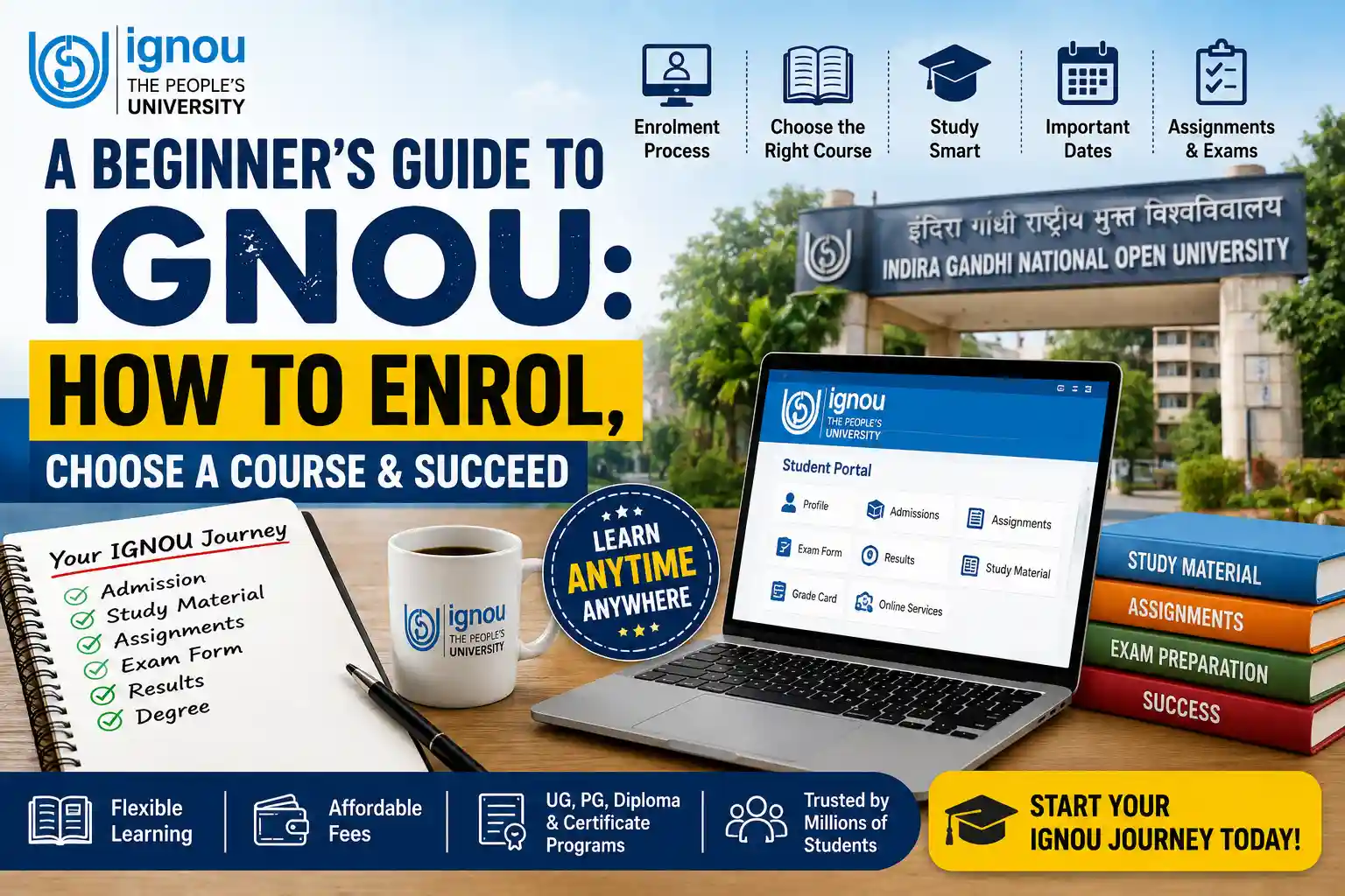 A Beginner’s Guide to IGNOU: How to Enrol