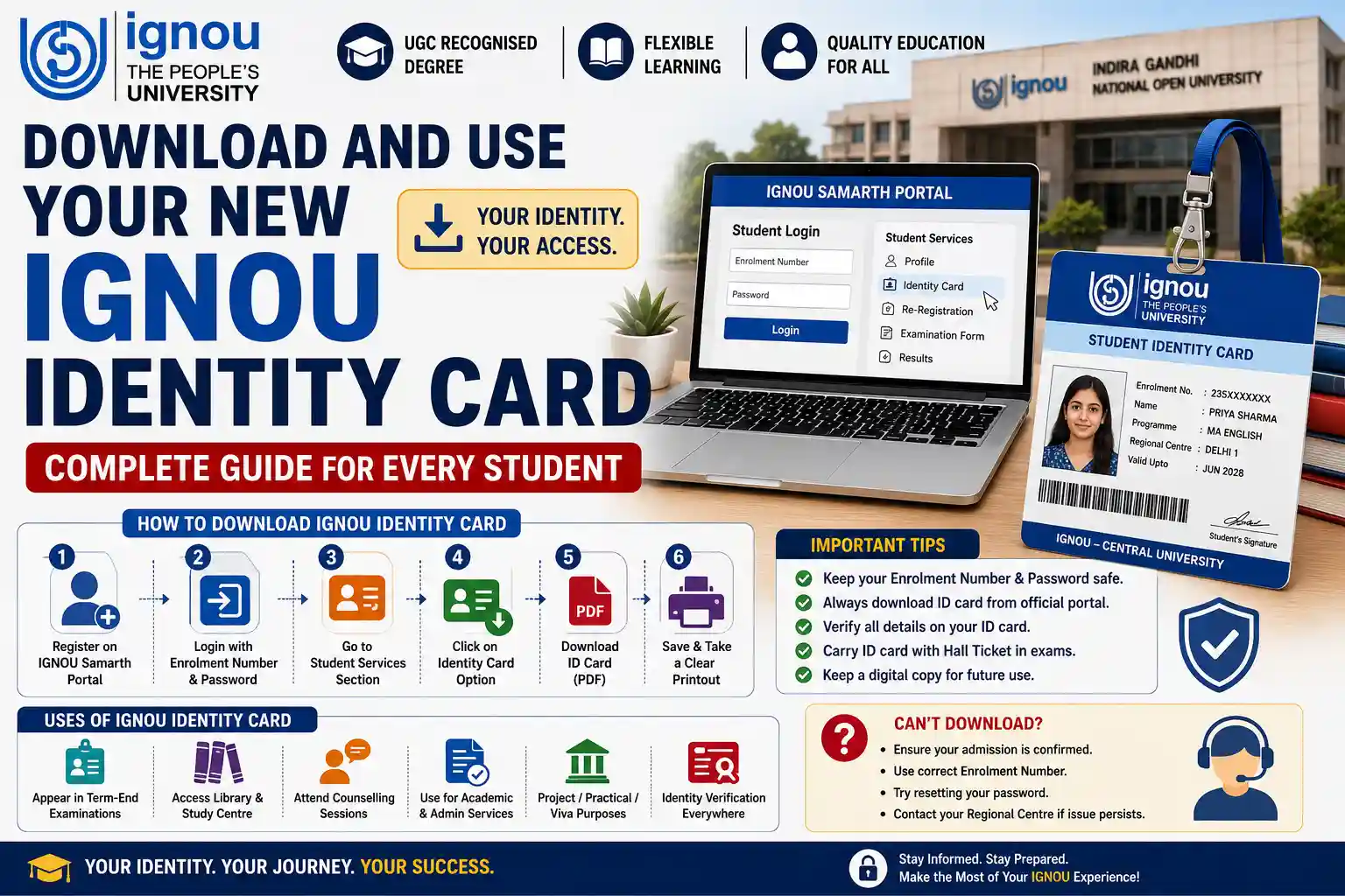 Download and Use Your New IGNOU Identity Card: Complete Guide