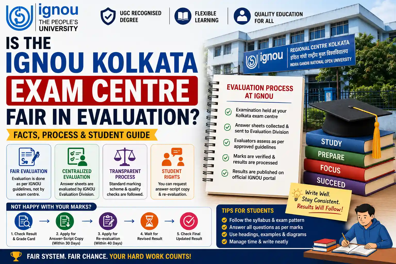Is the IGNOU Kolkata Exam Centre Fair in Evaluation? Is the IGNOU Kolkata Exam Centre Fair in Evaluation?